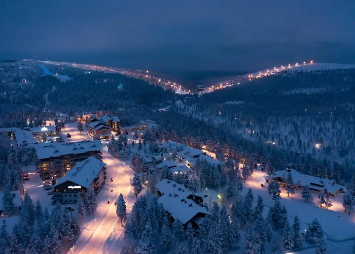 ゲストハウス Kuukkeli Log Teerenpesae 4*